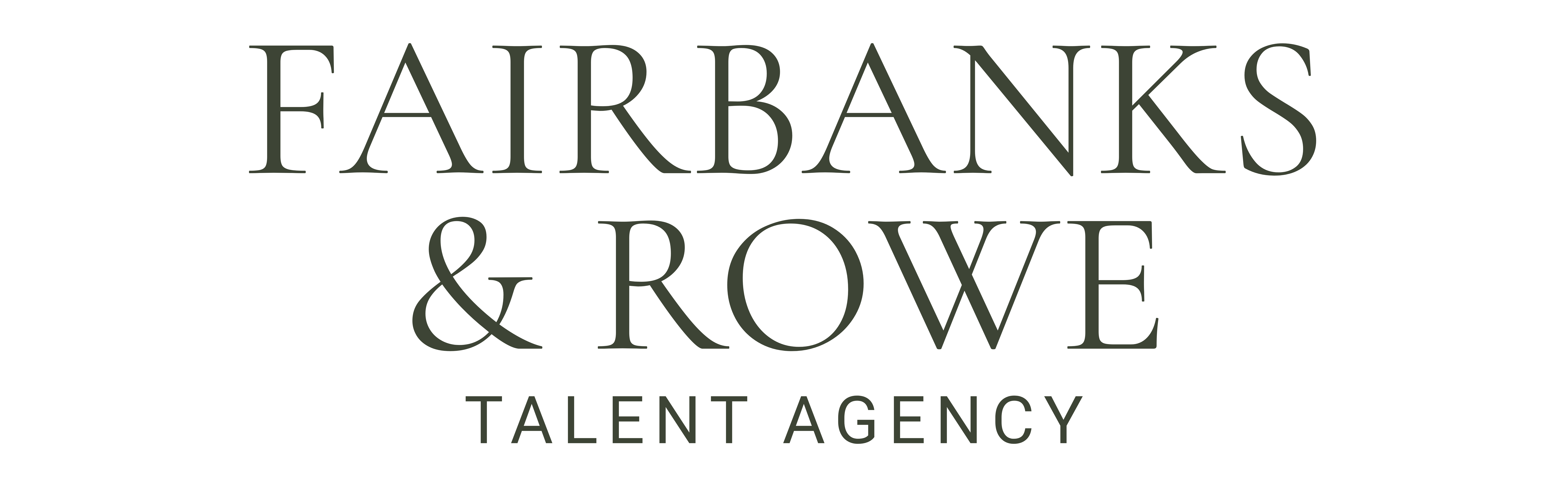 Logo Fairbanks & Rowe Talent Agency